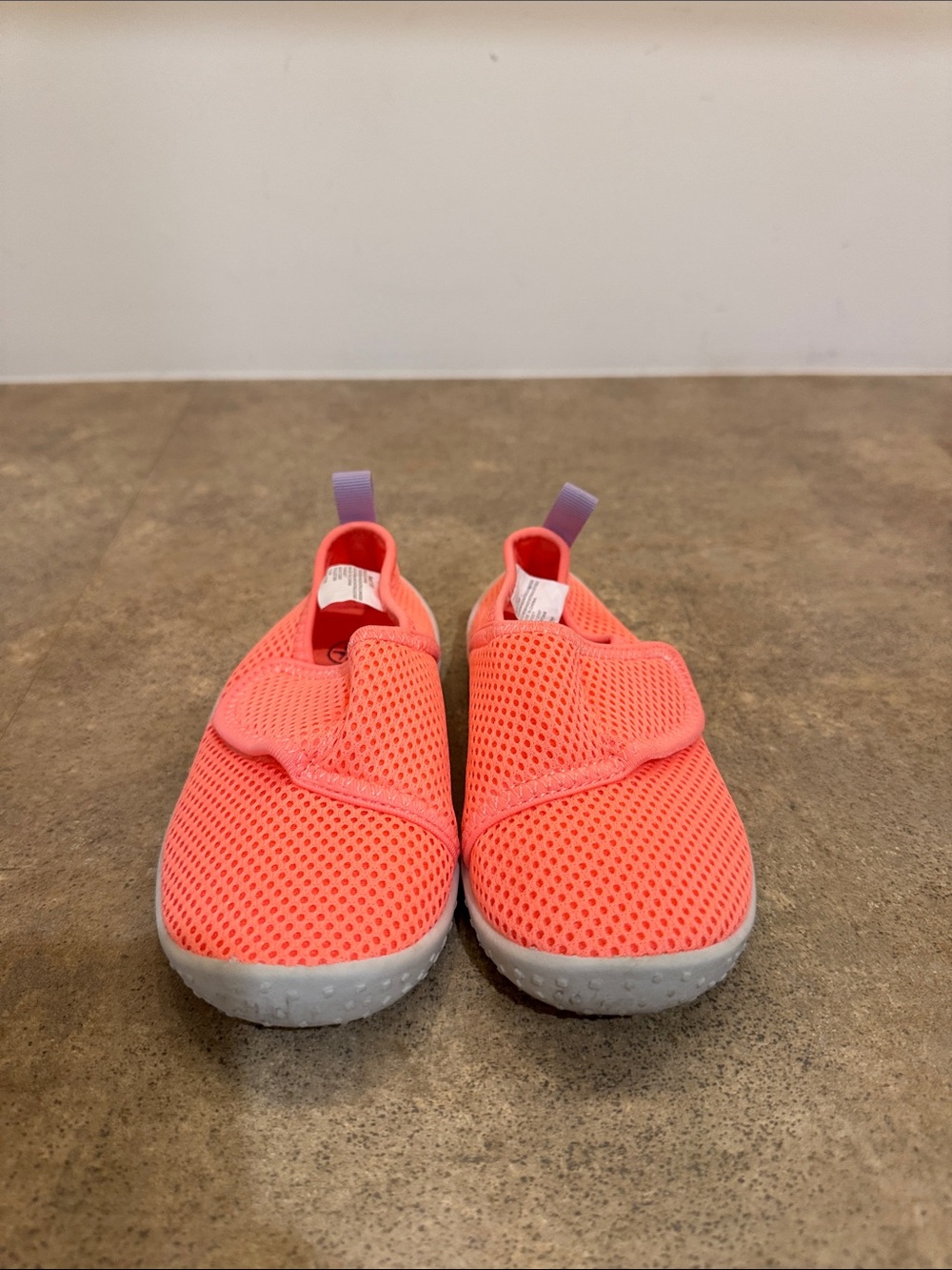 Kids Coral Mesh Slip-On Shoes